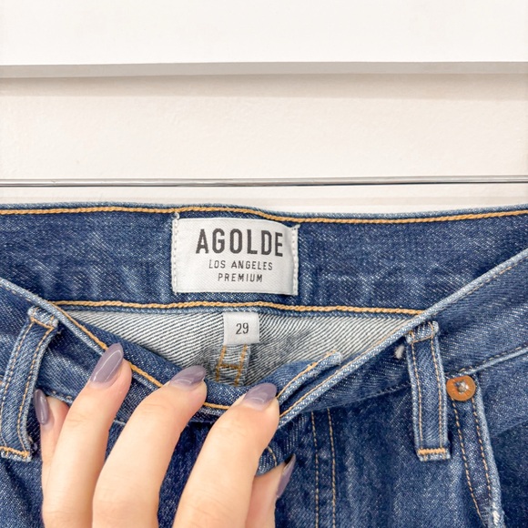 Agolde Remy High Rise Straight Jeans Wink - Picture 5 of 8